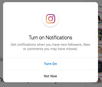 All about the Notifications of the Instagram app
