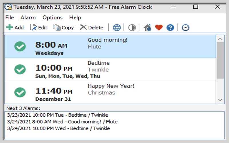 Free Alarm Clock