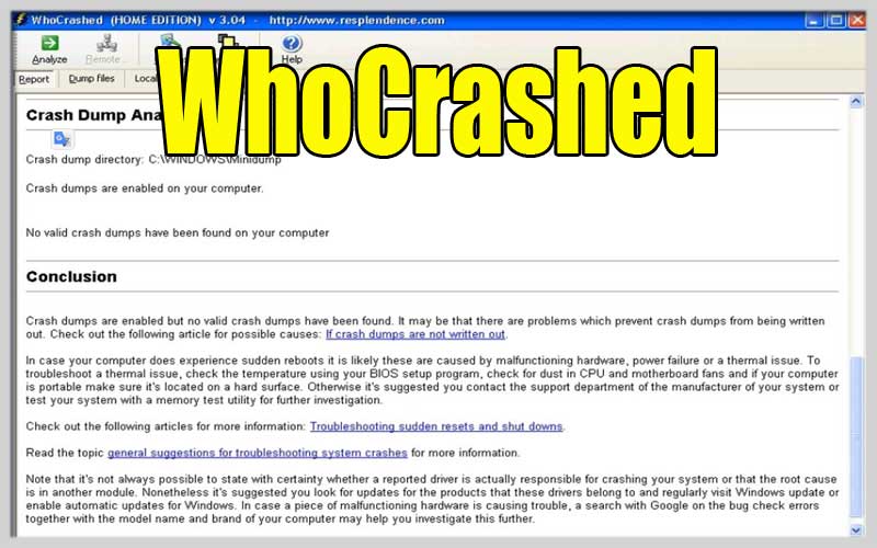 WhoCrashed