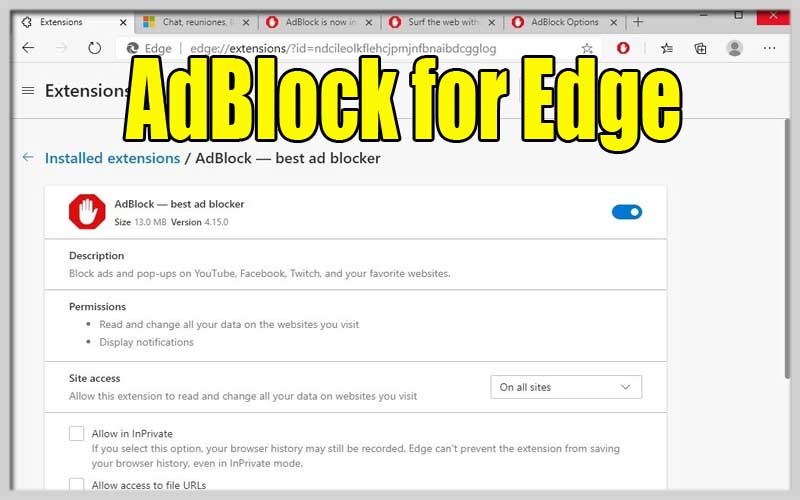 AdBlock for Edge