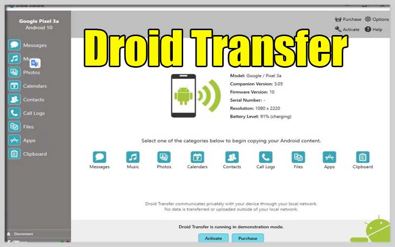 Droid Transfer